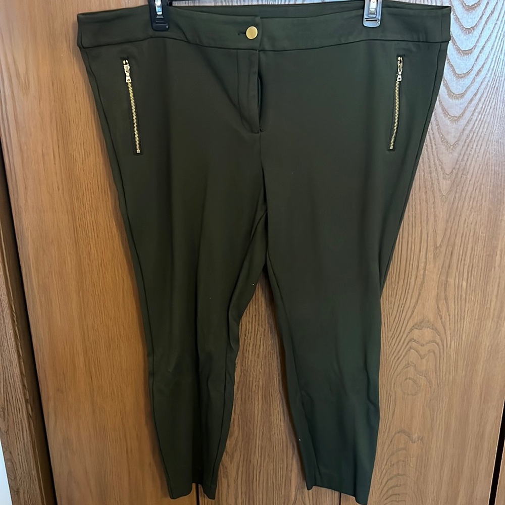 Loft plus Ponte knit dress pants - ankle length